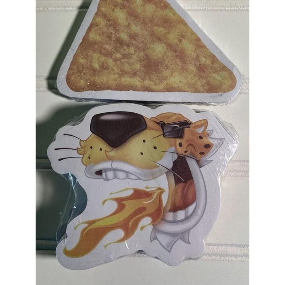 Chester Cheetah Cheetos Doritos Flamin Hot Post It Sticky Notes Lot of 4 New!
